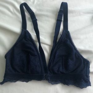Victoria’s Secret Navy lace bralette